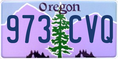 OR license plate 973CVQ