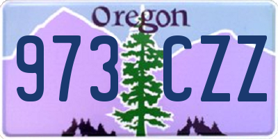 OR license plate 973CZZ
