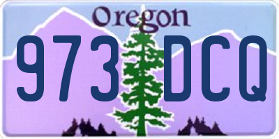 OR license plate 973DCQ