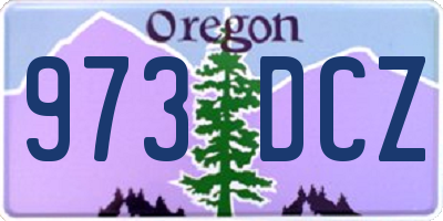 OR license plate 973DCZ
