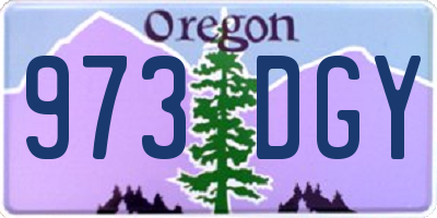 OR license plate 973DGY