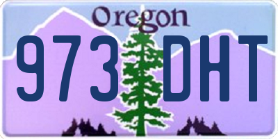 OR license plate 973DHT