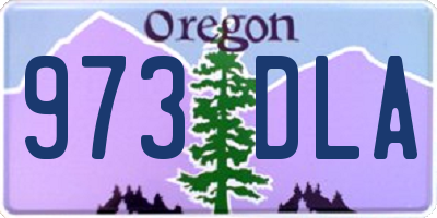OR license plate 973DLA