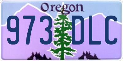 OR license plate 973DLC