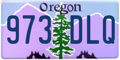 OR license plate 973DLQ