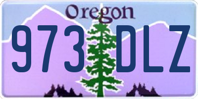 OR license plate 973DLZ