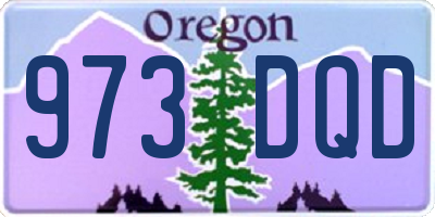 OR license plate 973DQD