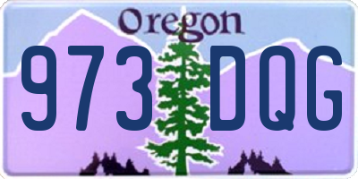 OR license plate 973DQG