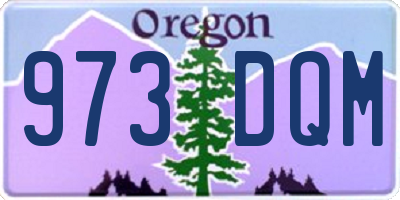 OR license plate 973DQM