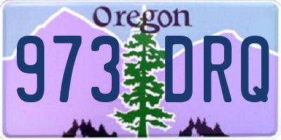 OR license plate 973DRQ