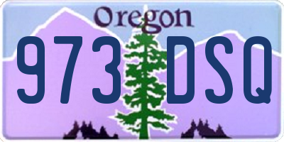 OR license plate 973DSQ