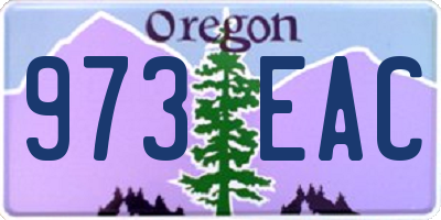OR license plate 973EAC