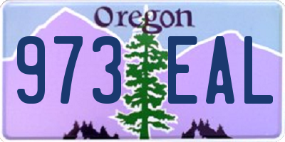 OR license plate 973EAL