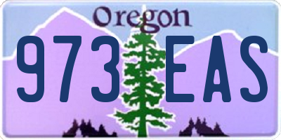 OR license plate 973EAS