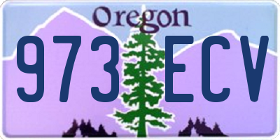 OR license plate 973ECV