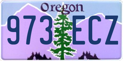 OR license plate 973ECZ