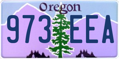 OR license plate 973EEA