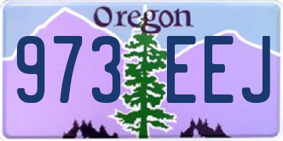 OR license plate 973EEJ