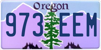 OR license plate 973EEM