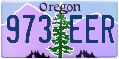 OR license plate 973EER