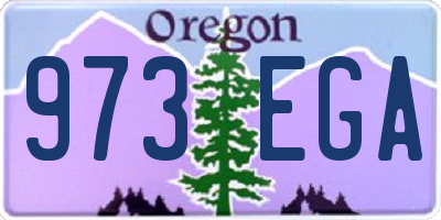 OR license plate 973EGA