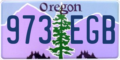OR license plate 973EGB