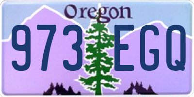 OR license plate 973EGQ