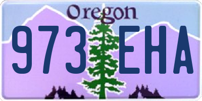 OR license plate 973EHA