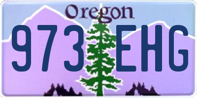 OR license plate 973EHG