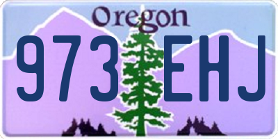 OR license plate 973EHJ