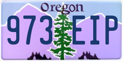 OR license plate 973EIP