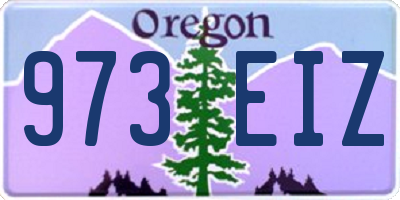 OR license plate 973EIZ