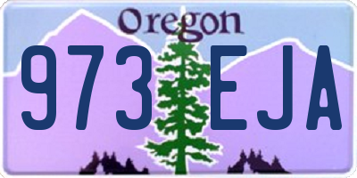 OR license plate 973EJA