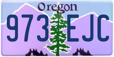 OR license plate 973EJC