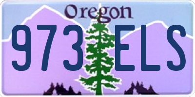 OR license plate 973ELS