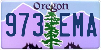 OR license plate 973EMA