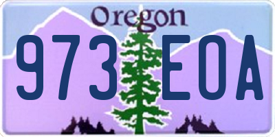 OR license plate 973EOA