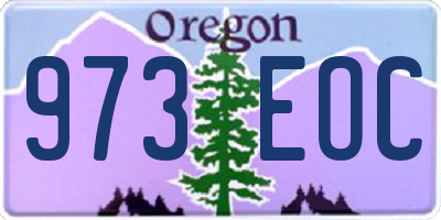 OR license plate 973EOC