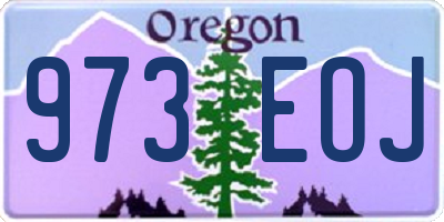OR license plate 973EOJ