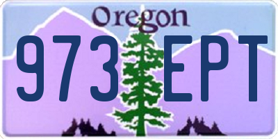 OR license plate 973EPT