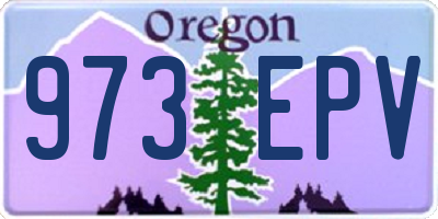 OR license plate 973EPV