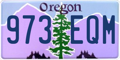 OR license plate 973EQM