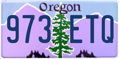 OR license plate 973ETQ