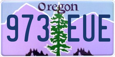 OR license plate 973EUE