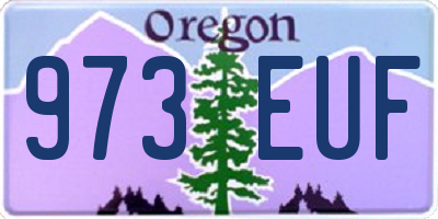 OR license plate 973EUF