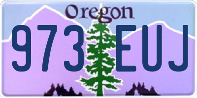 OR license plate 973EUJ