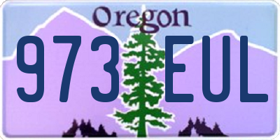 OR license plate 973EUL
