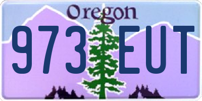 OR license plate 973EUT