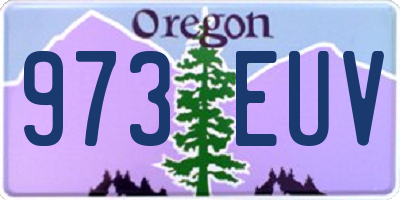 OR license plate 973EUV