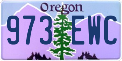 OR license plate 973EWC